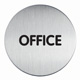 4923 Stainless Steel Office Door Sign