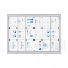 18 x A4 External Lockable Notice Board