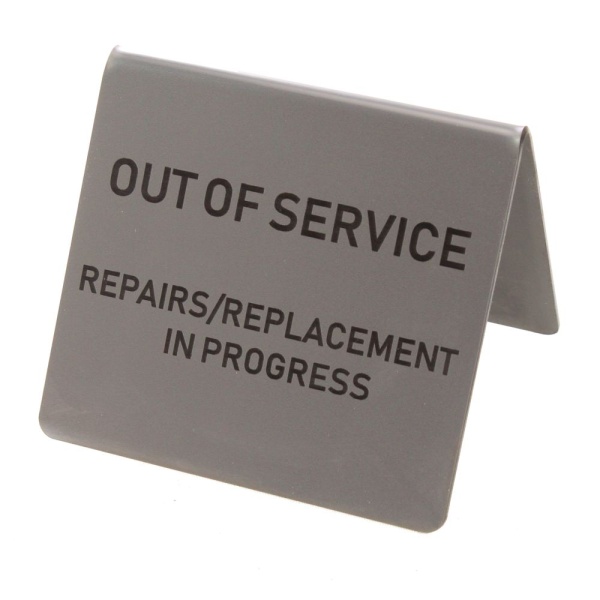 Engraved Tent Style Sign