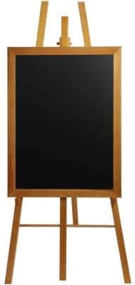 Tall Teak Easel & Chalkboard