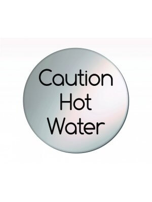 Caution Hot Water Disc Signs