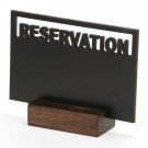 Cut Out Reservation Chalkboard Sign
