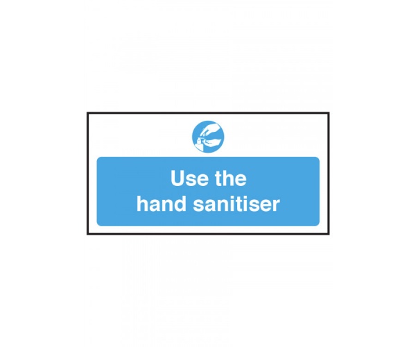 Use The Hand Sanitiser Sign