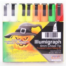 Halloween Wet Wipe Liquid Chalkboard Pens - 6mm Nib
