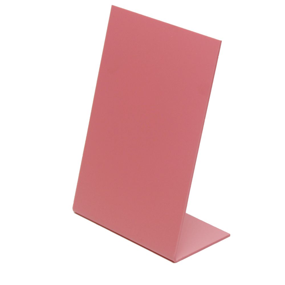 A5 Acrylic Table Chalkboard In Pink - Single