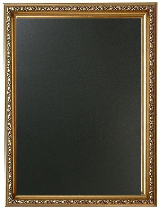 Gold Framed Chalk Board Blackboard A1