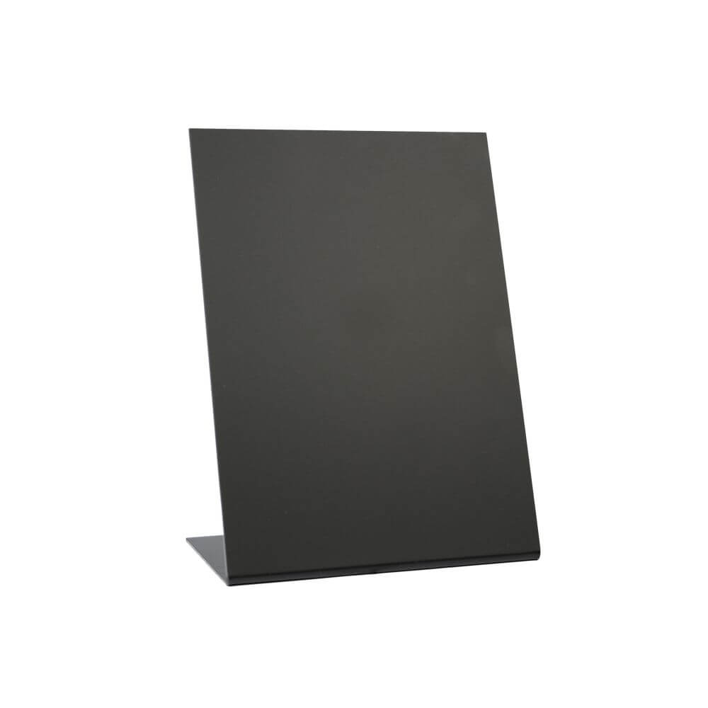 A6 Black Acrylic Table Top Chalkboards Braccio.co.uk