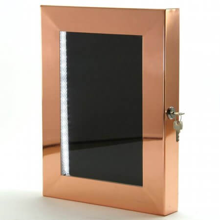 Copper LED Illuminated Menu Cases