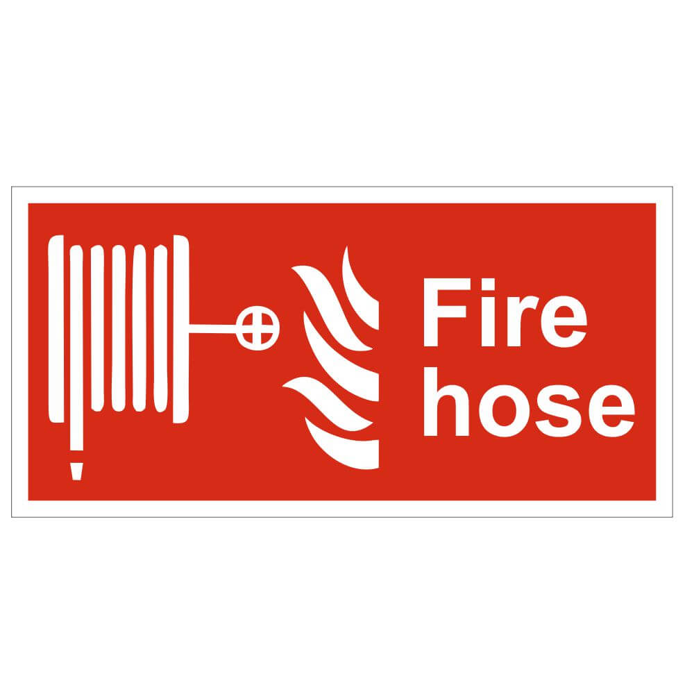 Photoluminescent - Fire Hose Sign