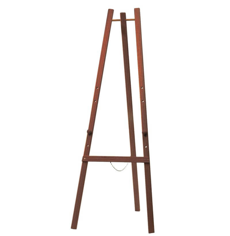 Tall Mahogany Easel Only