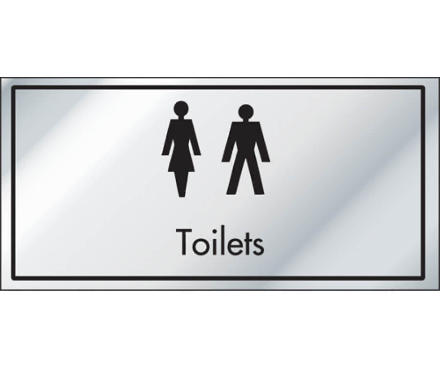 Toilets Information Door Sign