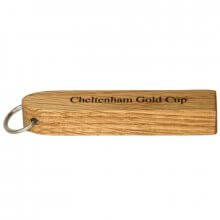 Key Fobs - Engraved Solid Waxed Oak Wooden Block