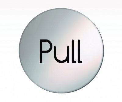 Pull Door Disc Signs