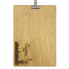 Wooden Oak Veneer Menu Board